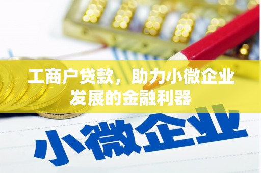 寮步工商户贷款，助力小微企业发展的金融利器